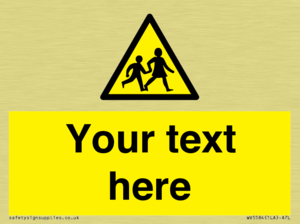 Custom Warning children Sign